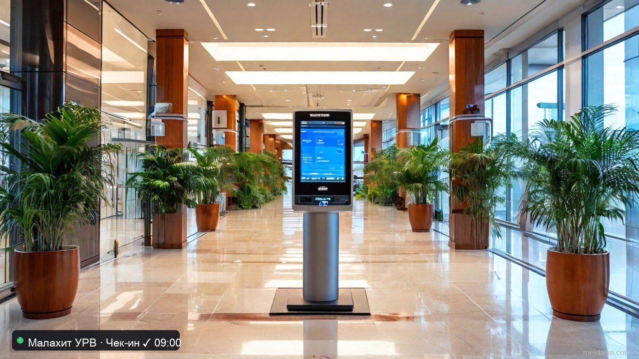 Онлайн УРВ Малахит: киоск, QR, PIN и мобильное приложение для учёта рабочего времени